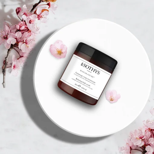 Релаксирующий скраб с цветками вишни и лотоса Sothys CHERRY RELAXING SCRUB 200мл