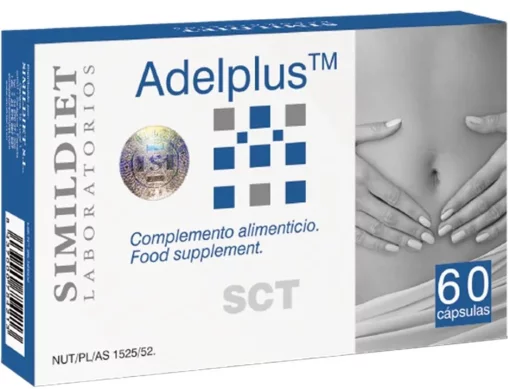 Харчова добавка &quot;Комплекс для зниження ваги&quot; Simildiet Laboratorios Adelplus, 60 шт