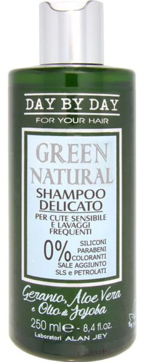 Шампунь деликатный для чувствительной кожи и частого применения Alan Jey Green Natural Delicate Shampoo, 250 мл