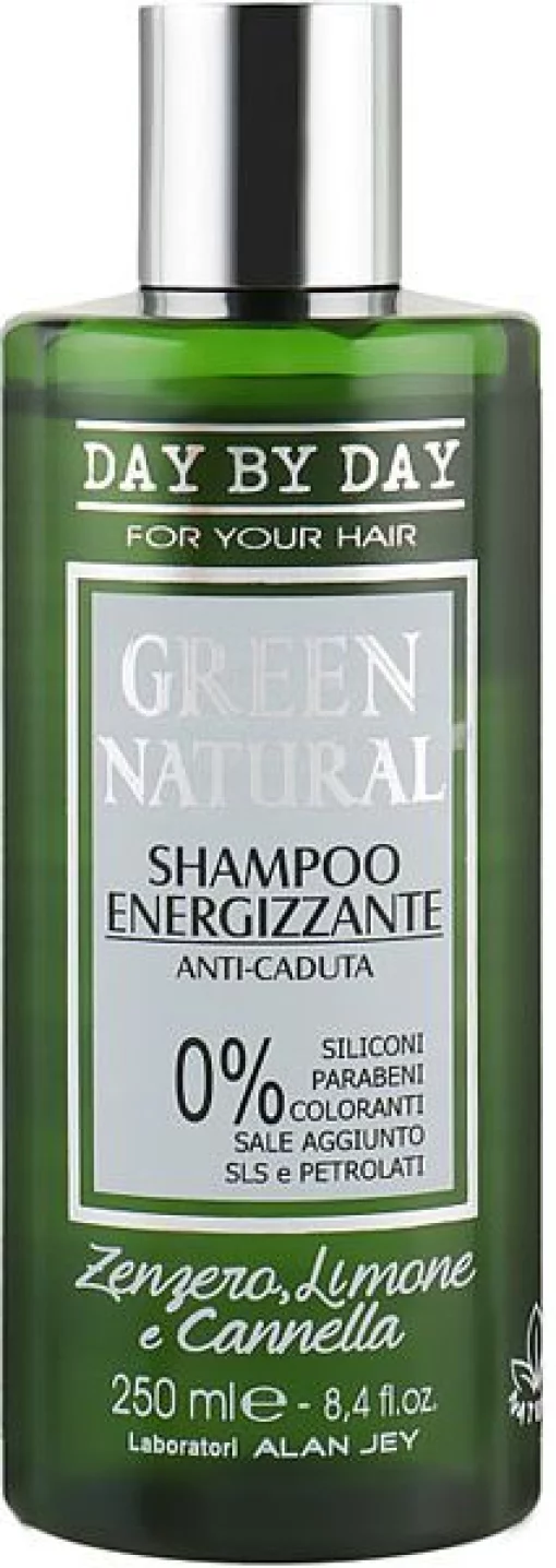 Энергетический шампунь против выпадения волос Alan Jey Green Natural Shampoo Energizzante, 250 мл