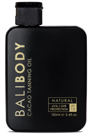 Олія для посилення засмаги з какао Bali Body Cacao Tanning Oil SPF15, 100 мл