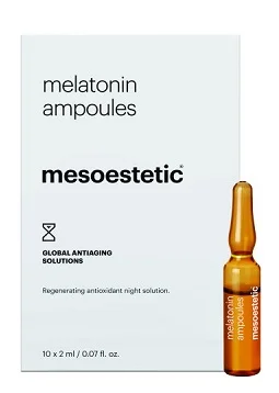 Ампули для обличчя "Мелатонін нічний догляд" Mesoestetic Home Performance Melatonin Ampoules, 10 х 2 мл