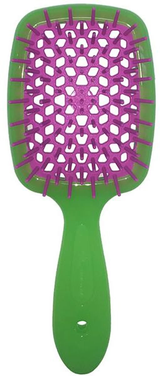 Гребінець для волосся Janeke Superbrush the Original (зелено-фіолетовий)