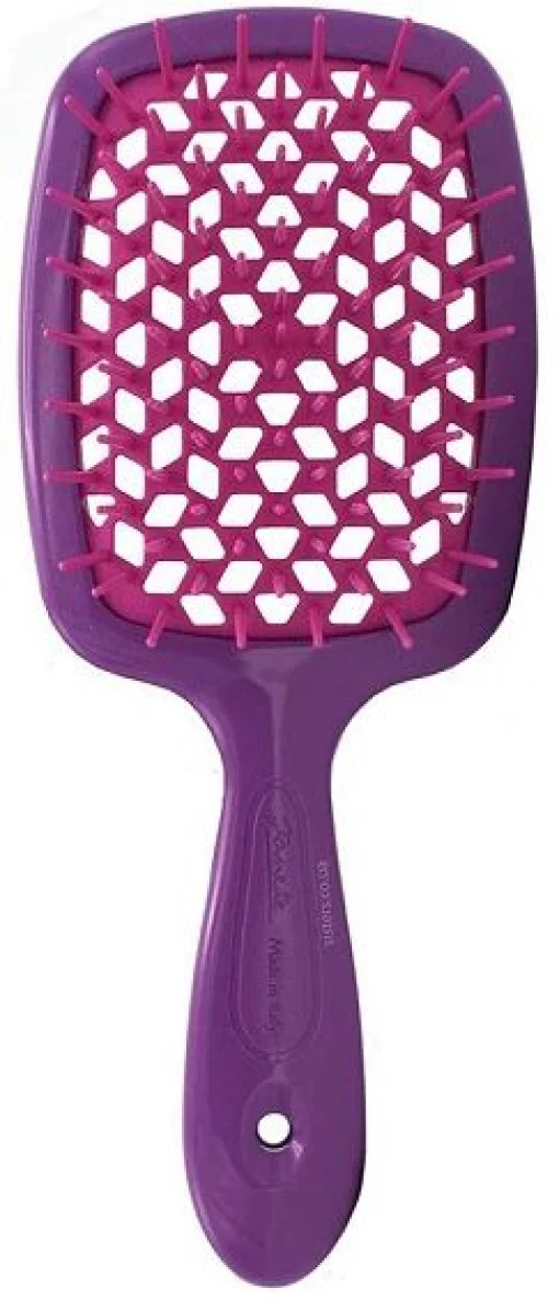 Гребінець для волосся Janeke Superbrush the Original Small (фіолетовий з рожевим)