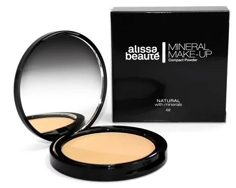 Мінеральна компактна пудра для обличчя Alissa Beaute Mineral Powder 02