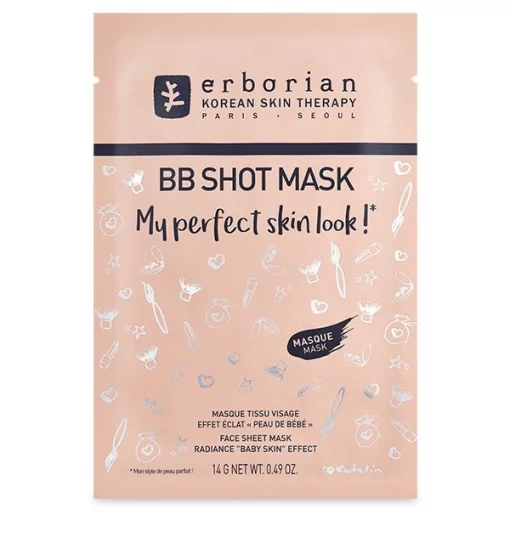 Тканинна маска для обличчя Erborian BB Shot Mask, 14 грам