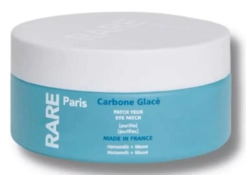 Патчі для контуру очей проти набряків з гамамелісом та екстрактом мальви Rare Paris Carbone Glacé Purifying Eye Patch, 30 шт
