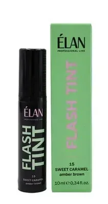 Фарба для брів ELAN Flash Tint, 15 Sweet Caramel (amber brown), 10 мл