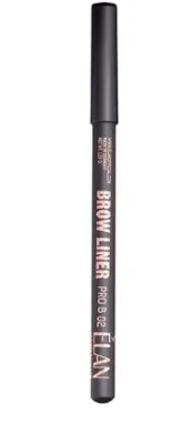Карандаш пудровый для бровей ELAN &laquo;Brow Liner Pro&raquo; B 02 dark brown