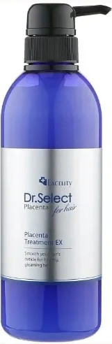 Концентрований кондиціонер, що омолоджує, для волосся з плацентою Dr.Select Excelity Placenta Treatment EX, 500 мл