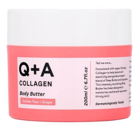 Зволожуючий батер для тіла Q+A Collagen Body Butter з колагеном, 200 мл