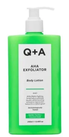 Лосьйон для тіла Q+A AHA Exfoliator Body Lotion з AHA-кислотами, 250 мл