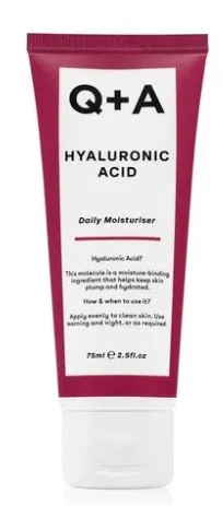 Увлажняющий крем для лица Q+A Hyaluronic Acid Daily Moisturiser с гиалуроновой кислотой, 75 мл