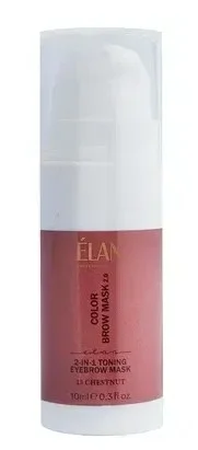Тонуюча маска для брів Elan  Color Brow Mask 2.0 CHESTNUT cold brown, 10 мл