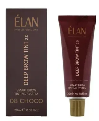 Фарба для брів із тривалим ефектом ELAN DEEP BROW TINT 2.0 03 black, 20 мл.