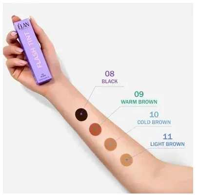 Фарба для брів ELAN Flash Tint, 14 Dark Coffee (cold brown), 10 мл