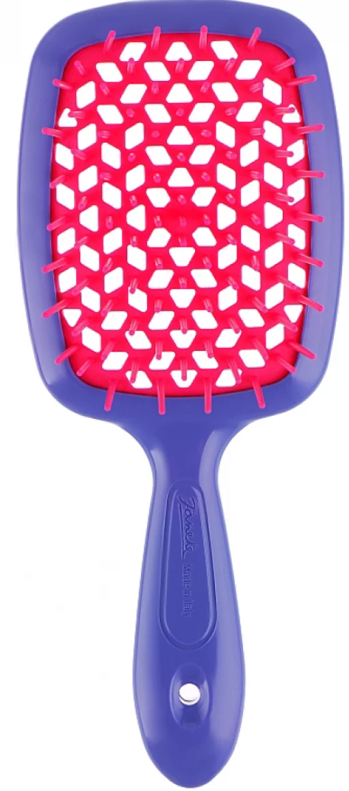 Гребінець для волосся Janeke Superbrush the Original (фіолетовий з рожевим)