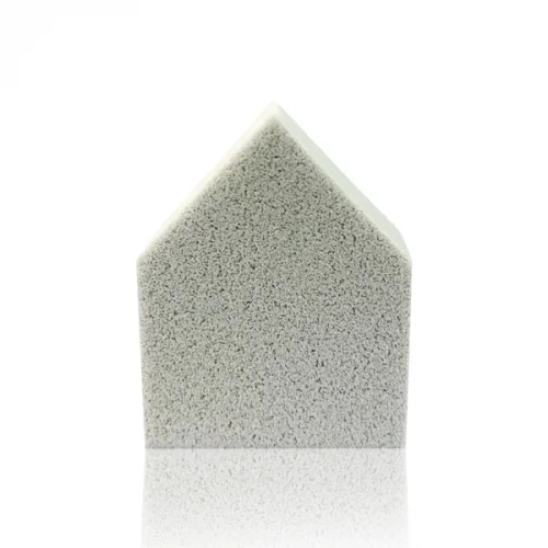 Спонж для рідкого тонального крема кліновидний Wamiles Cosmetics Нouse type puff 45х35х23 мм