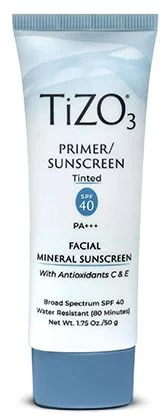 Крем солнцезащитный/праймер с оттенком Tizo  3 Facial Primer/Sunscreen Tinted SPF 40 PA+++, 5 г