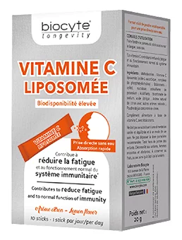 Антиоксидант, укрепляющий иммунную систему Biocyte Vitamine C Liposomee Orodispersib, 10 шт